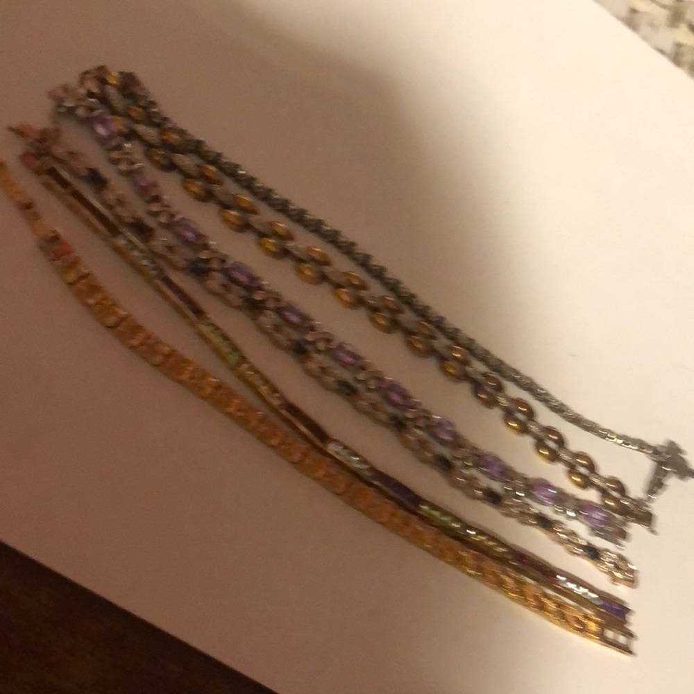 Tennis bracelet lot
